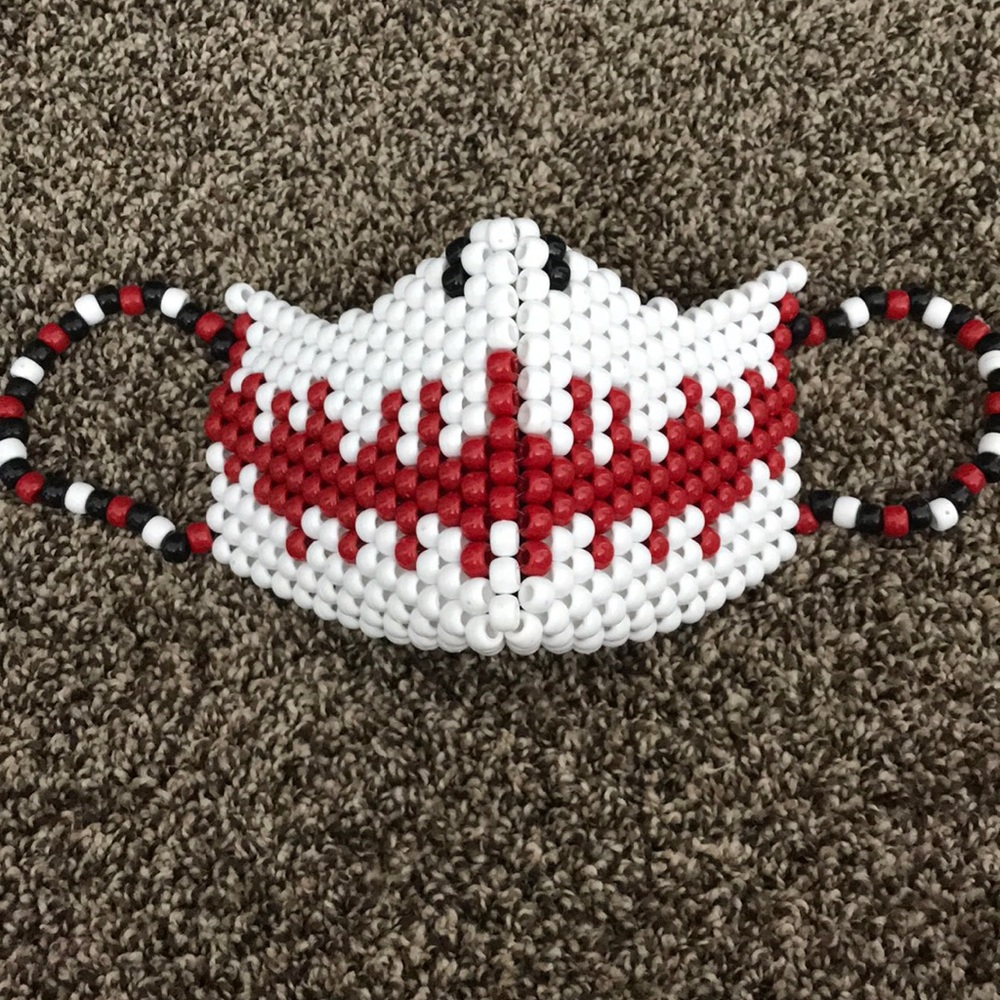 Skull/ joker candy mask.